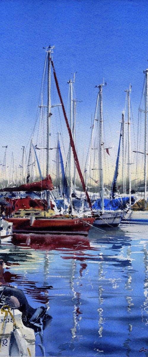 Yachts. Croatia. by Eugenia Gorbacheva