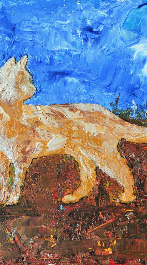 GOLDEN CAT by Thierry Vobmann. Abstract .