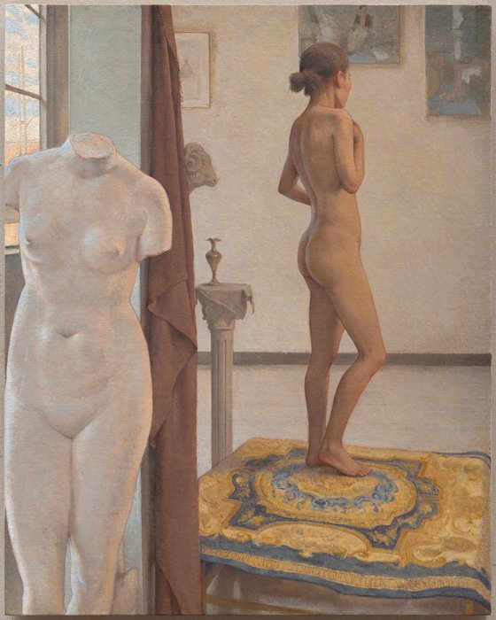 Female Nude in Natural and Artificial Light