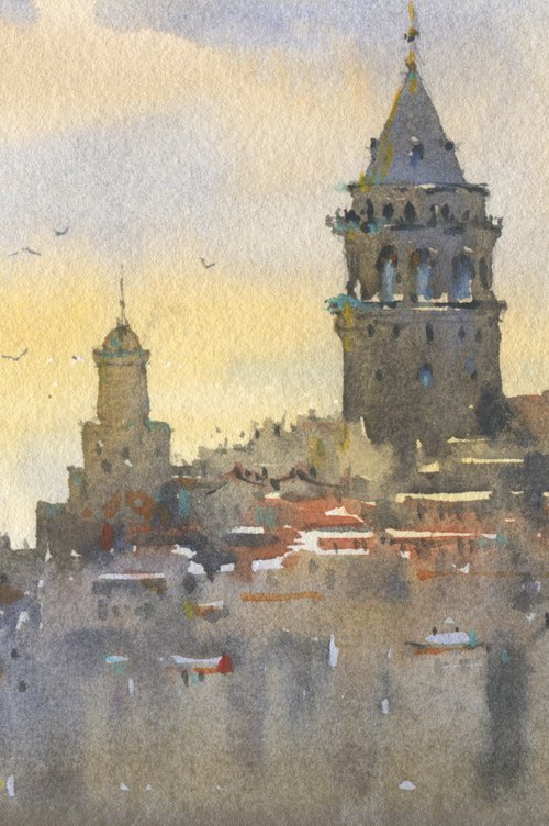 Galata Tower by Samira Yanushkova