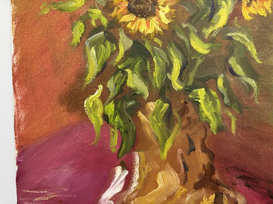 Sunflowers still life