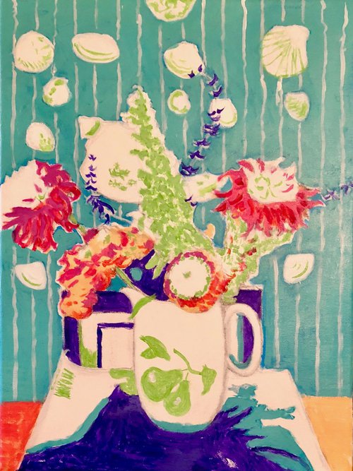 Flowers & Seashells by Susan  Stewart