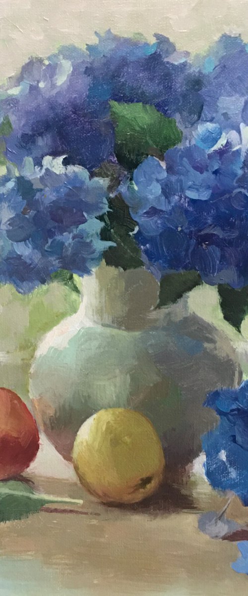 Hydrangea with Still Life #2 by Ling Strube