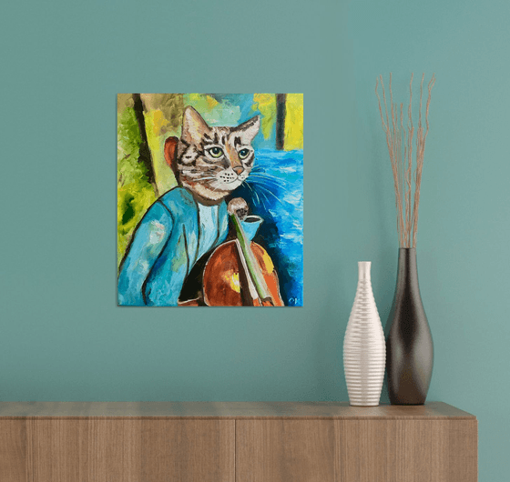 Cat Cellist, sounds and vision
