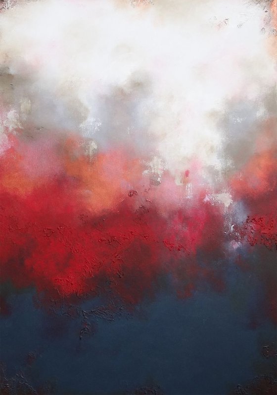 red borders (120 x 80 cm)