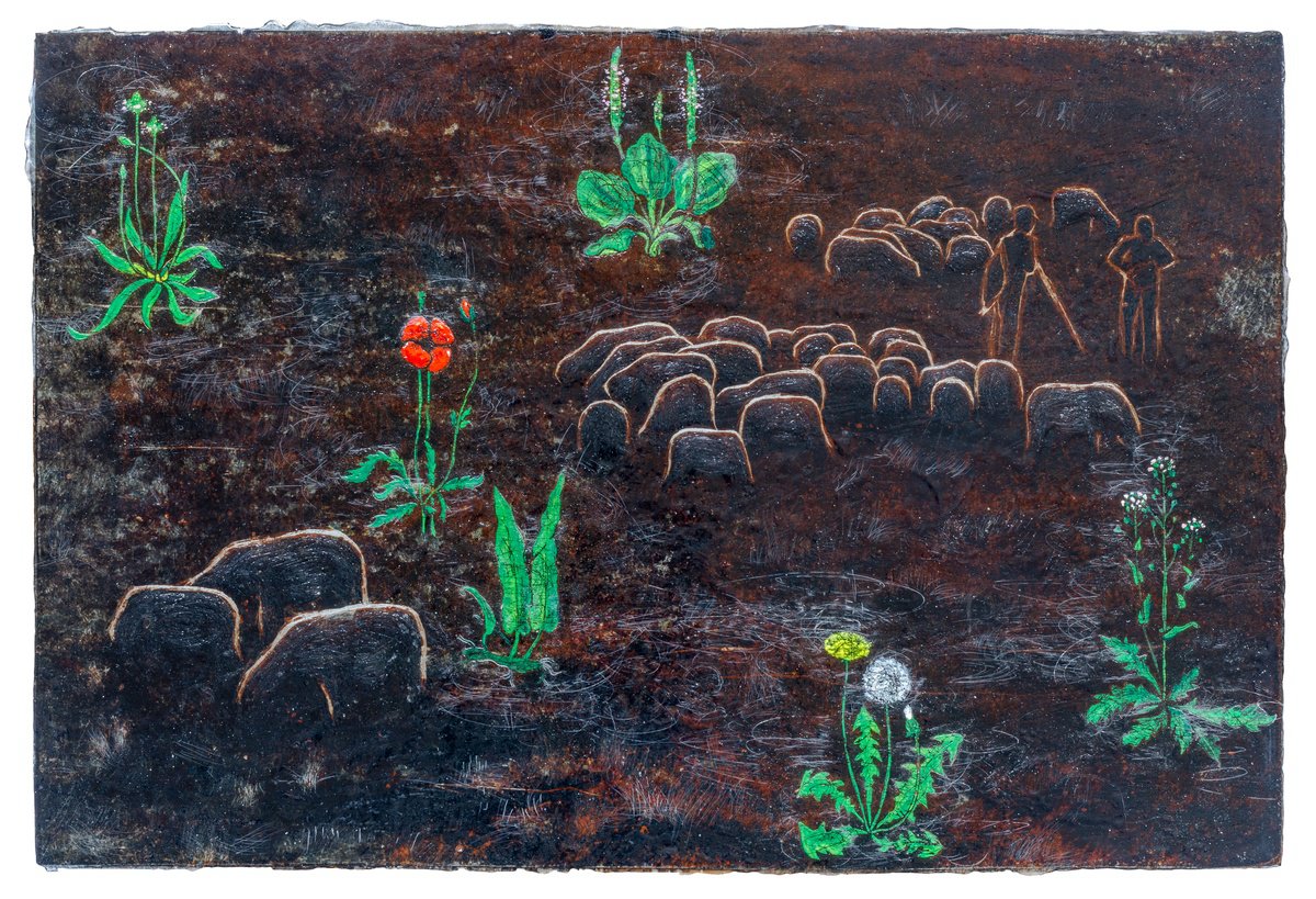 Naive Still Life Sculpture By Nikolay Marinov, 24 X 15", Somewhere In The Childhood, Original Artwork