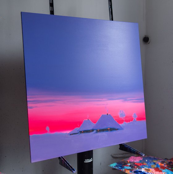 Winter Pink Twilight