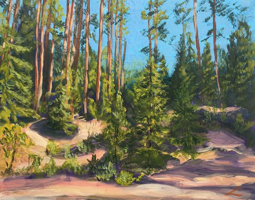 Sunny forest 2 by Elena Sokolova