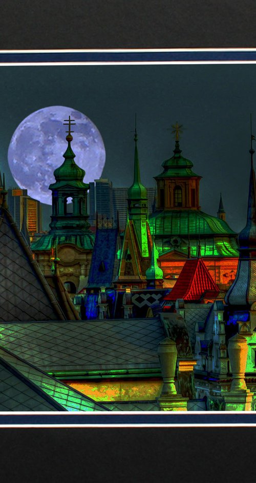 Moon over Prague by Robin Clarke