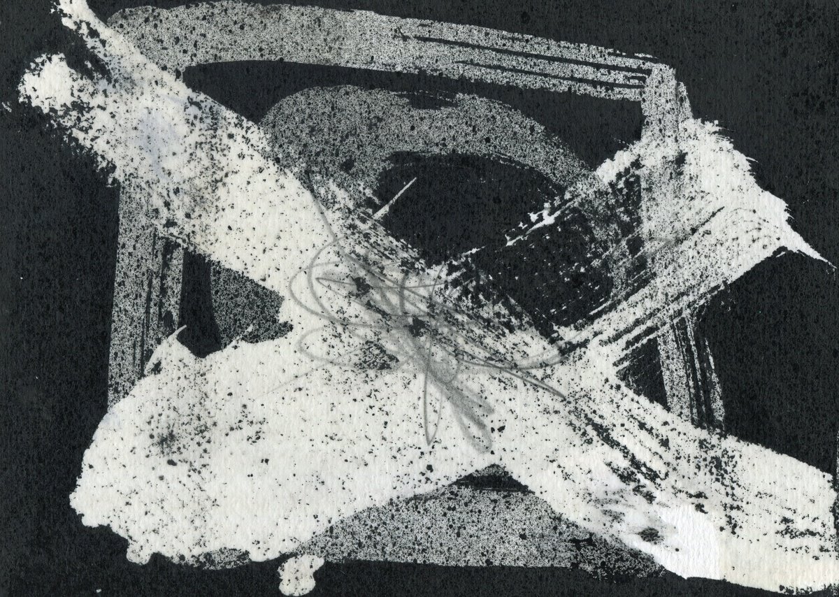 Expressive Abstract Oil Painting By Elizabeth Anne Fox, 10 X 7, Manifold 6, Original Artwork