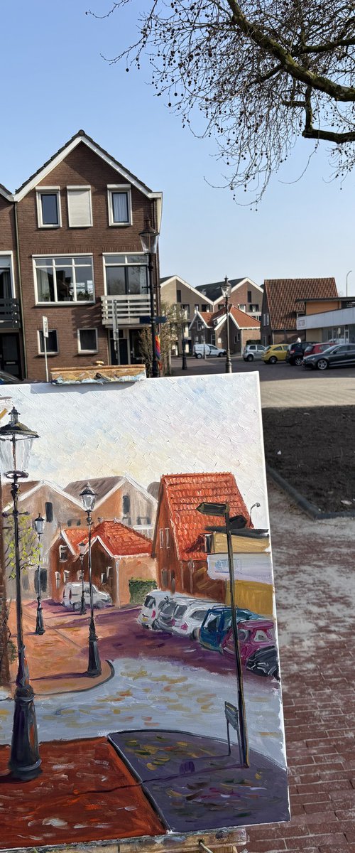 Historic Dutch Street Scene by Dmitry Fedorov