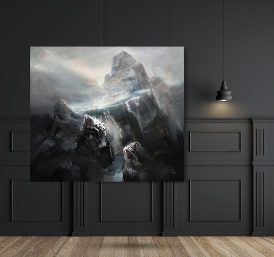 " Agartha -  On the path to Valhalla 4 "....SPECIAL PRICE !!! W 90 x H 80 cm