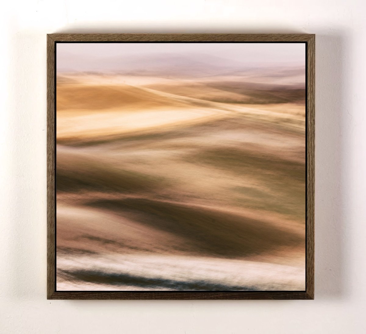 Impressionistic Landscape Photograph By Karim Carella, 33 X 33", Painted Dream #28, Original Artwork