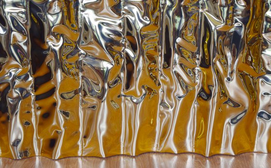 Golden Waves Sculptural