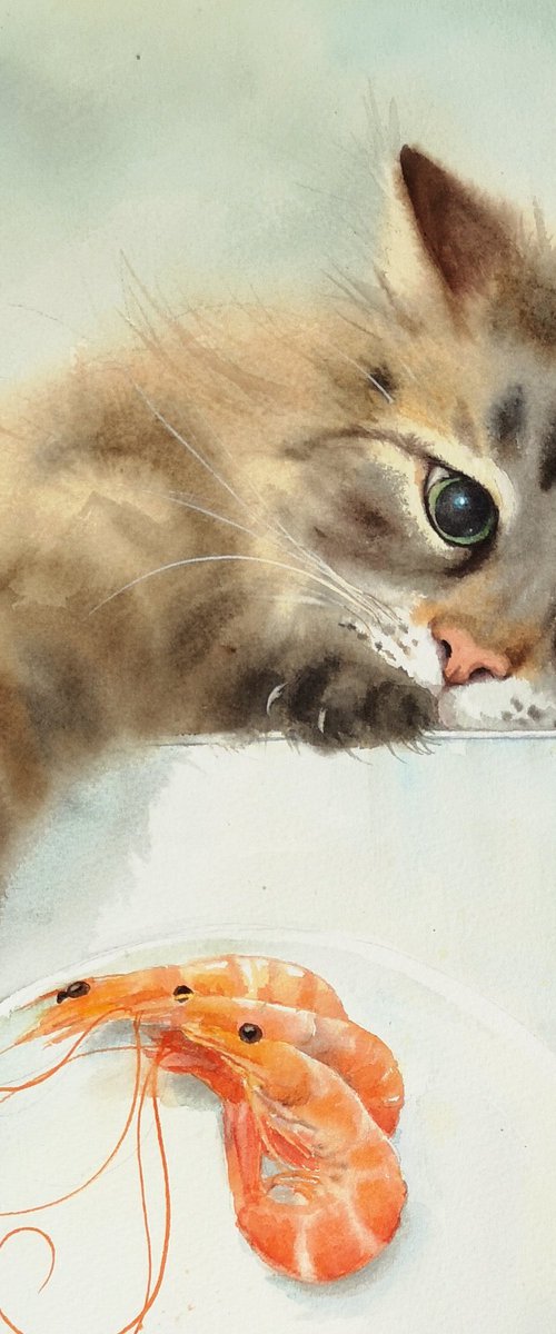 So Close... by Olga Beliaeva Watercolour