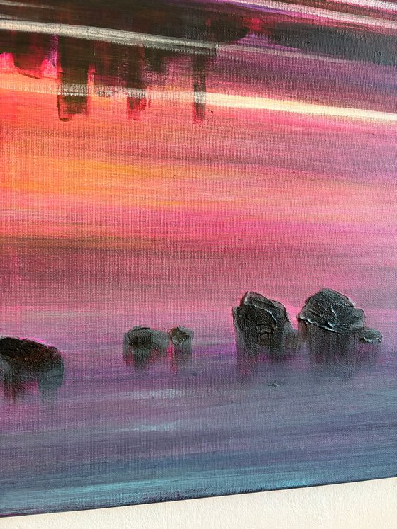 Bamburgh's Tidal Glow