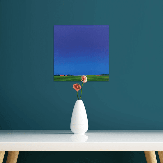 Red Roofs, Blue Sky, Green Fields (3)