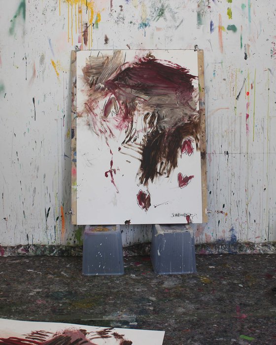 She Paints Outside the Lines No. 11