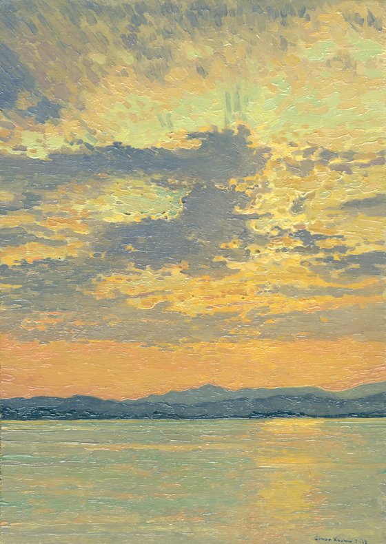 Sunset on the island