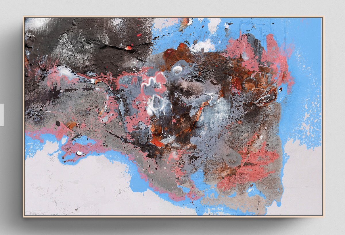 Organic Abstract Giclee Print By Adriano Ribeiro, 19 X 13, Dru 47, Original Artwork