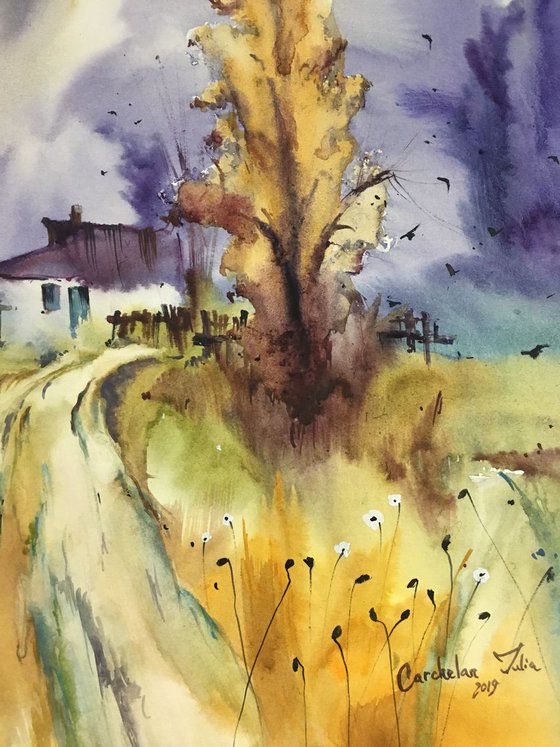 Watercolor "Autumn”