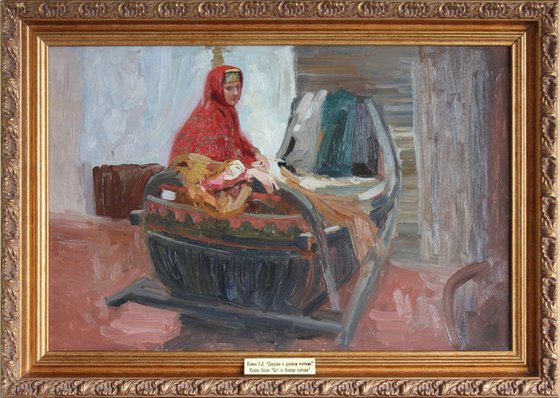 Girl in Russian costume