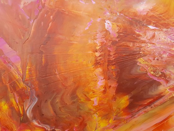 Sweetness of life - large abstract painting