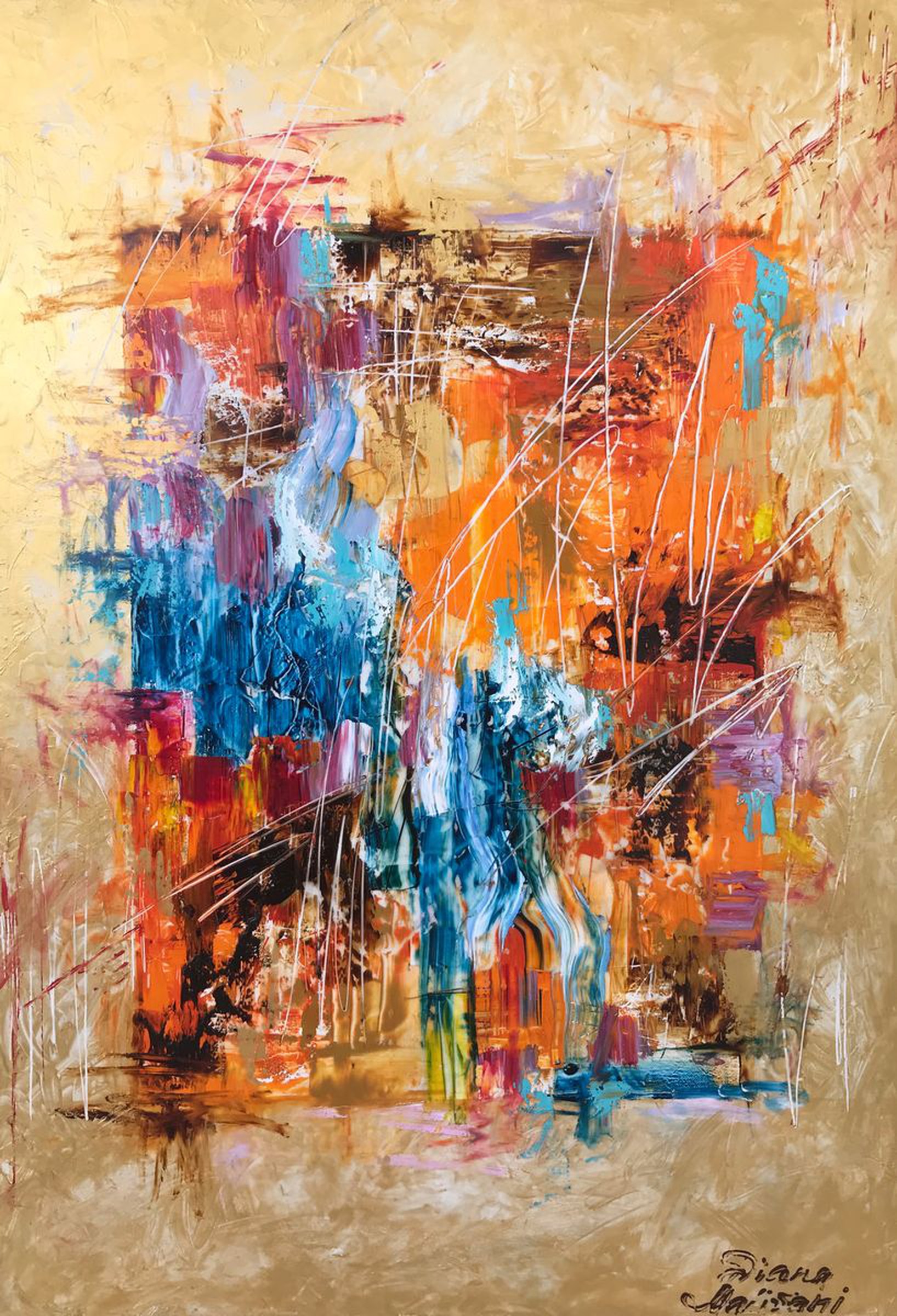 Saxophone Music Oil Painting By Diana Malivani Artfinder