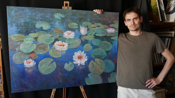 Evening Water Lilies