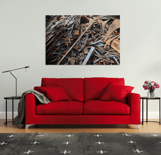 Freedom locked in metal