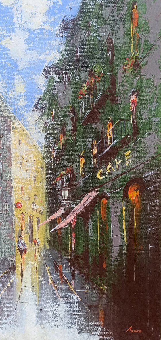 CITYSCAPE - CAFE STREET