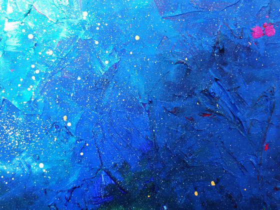 Shine Through Blue  (90x120cm)