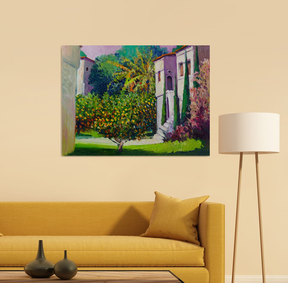 Garden with Lemon Trees