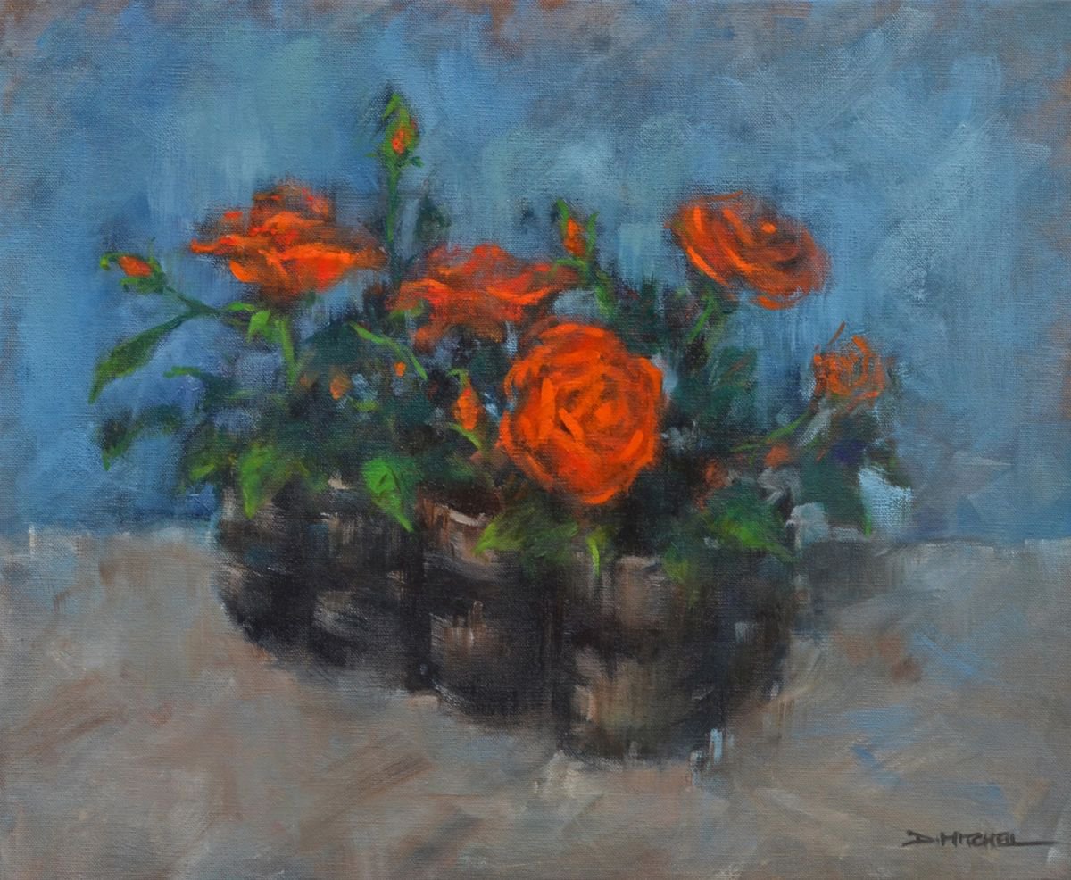 Autumn Roses by Denise Mitchell