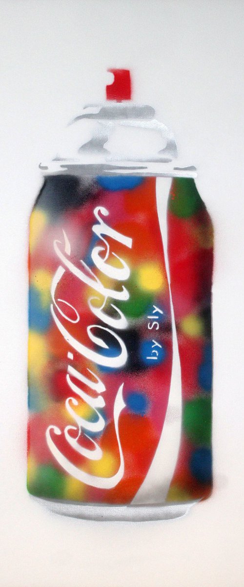 Coca Colors (on canvas). by Juan Sly