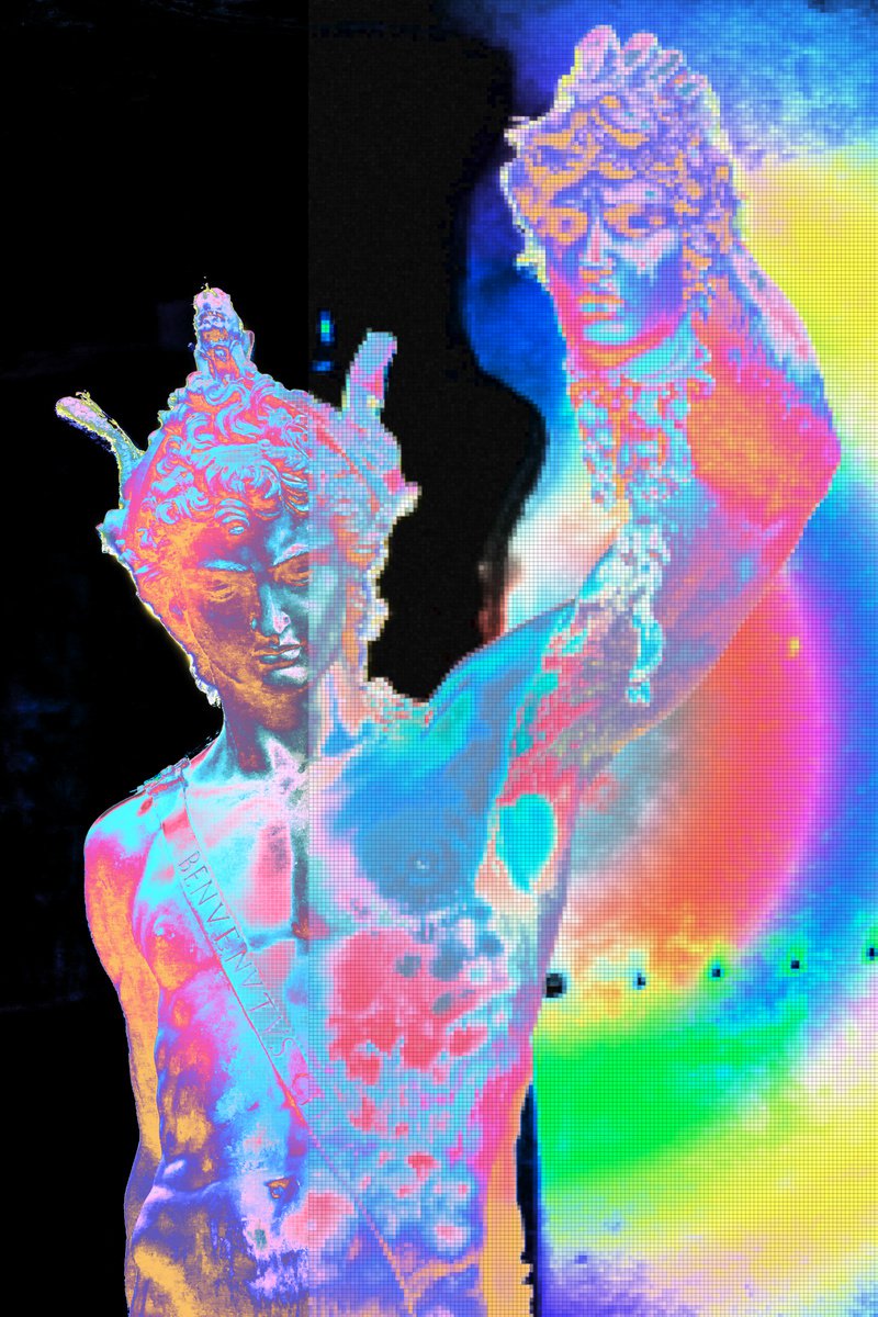 Impressionistic Print , Roman Sculpture Xv By Mattia Paoli, 39 X 59, Artwork For Sale On Artfinder