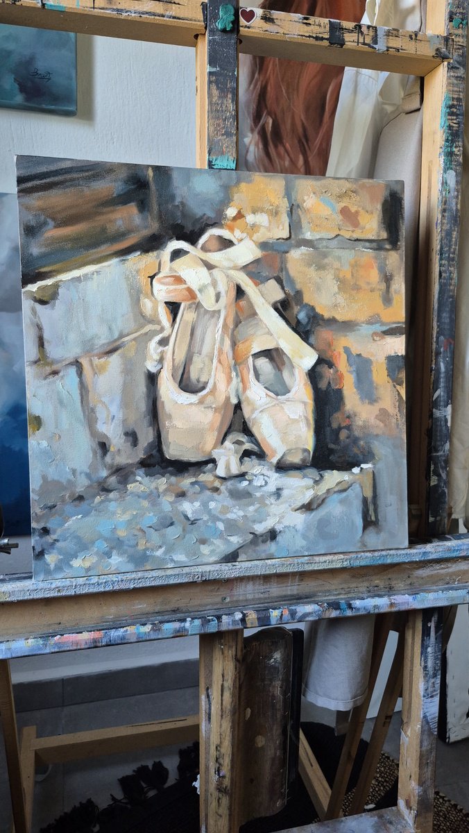 Point Shoes By Burcu Akarcay, 16 X 16, Artwork For Sale On Artfinder