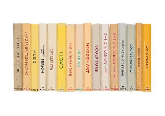 Yellow Observer book collection, limited-edition
