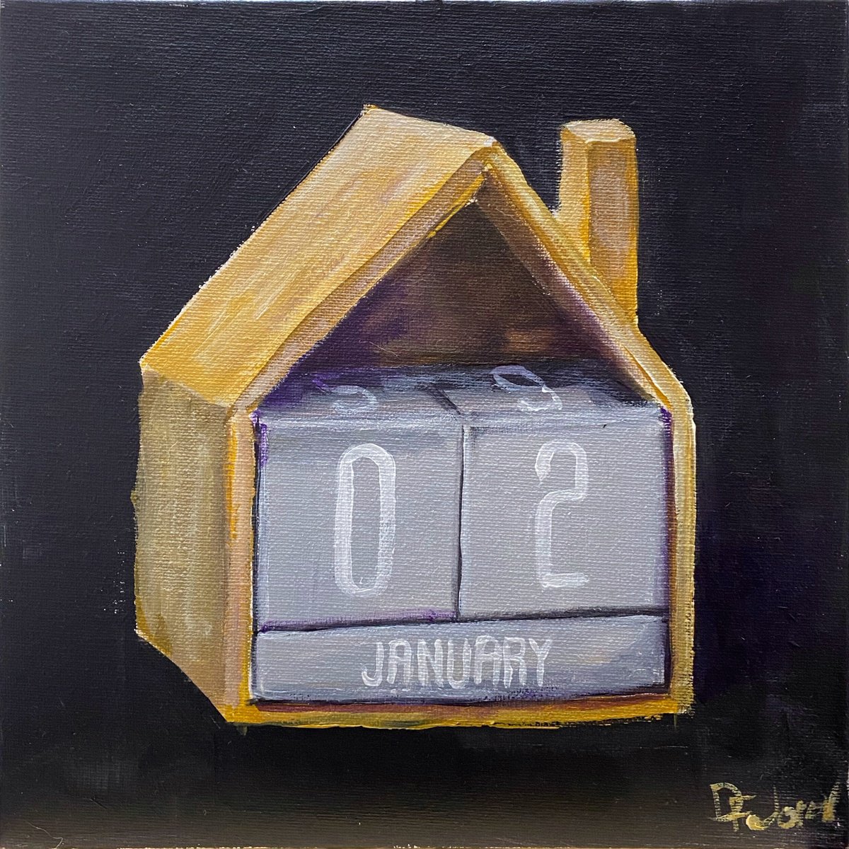2 January. Still Life By Dmitry Fedorov, 10 X 10, Artwork For Sale On Artfinder