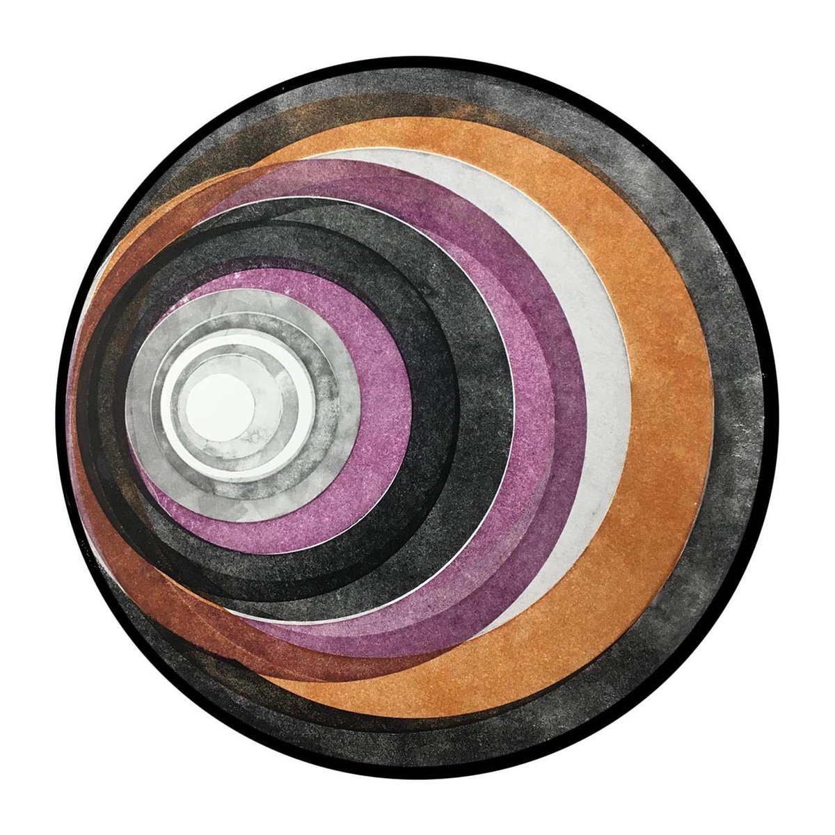 Geometric Abstract Limited Edition Print By Helen Boden, 18 X 18, Journey I, Original Artwork