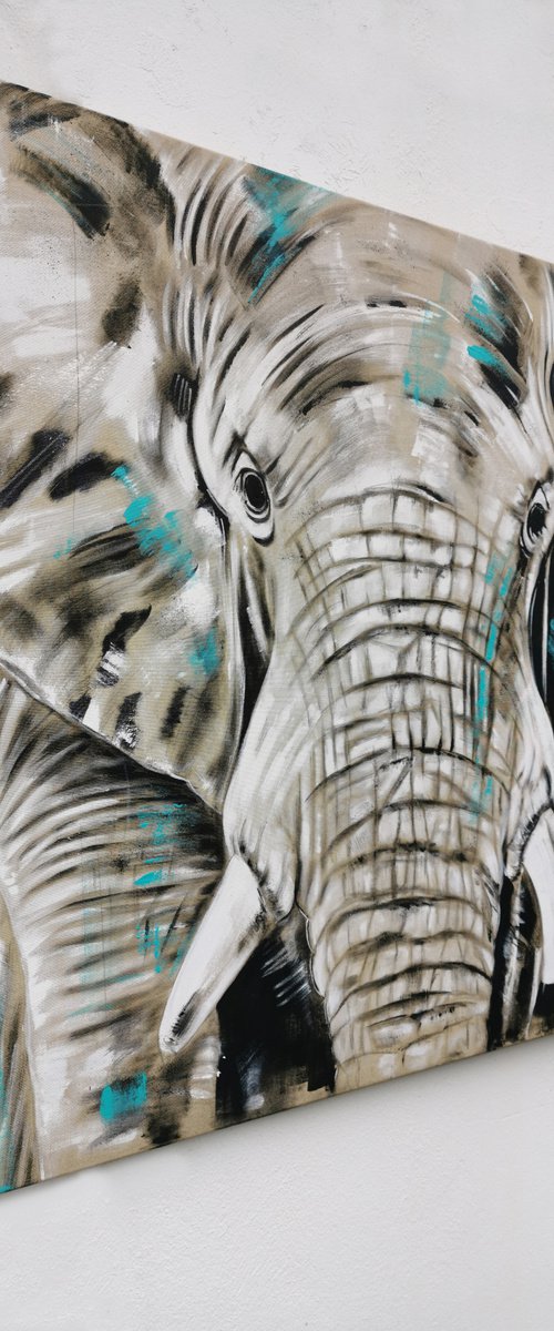 ELEPHANT #25 - Series 'One of the big five' by Stefanie Rogge