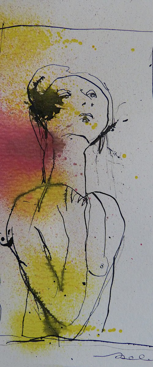 The nude by the window by Frederic Belaubre