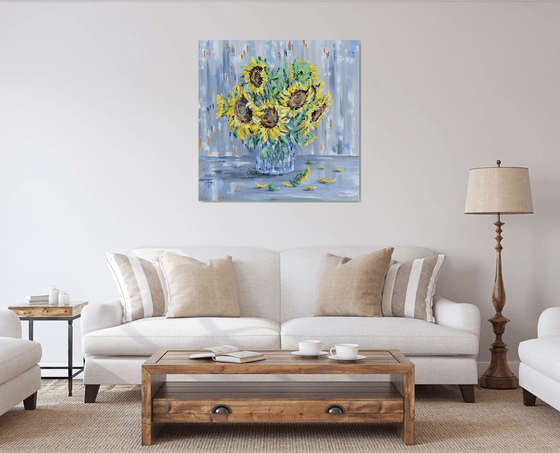 Flowers impasto