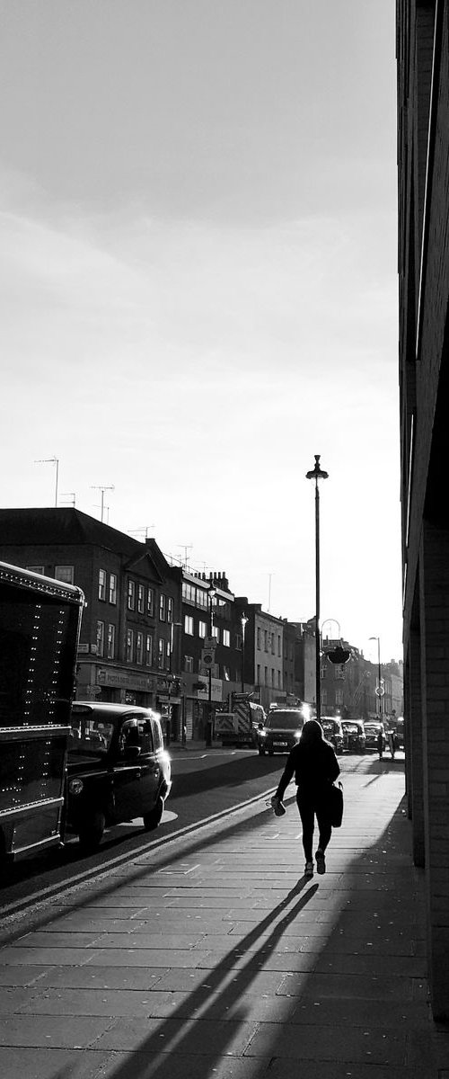 Beginning - London Street Photography Print, 12x12 Inches, C-Type, Unframed by Amadeus Long