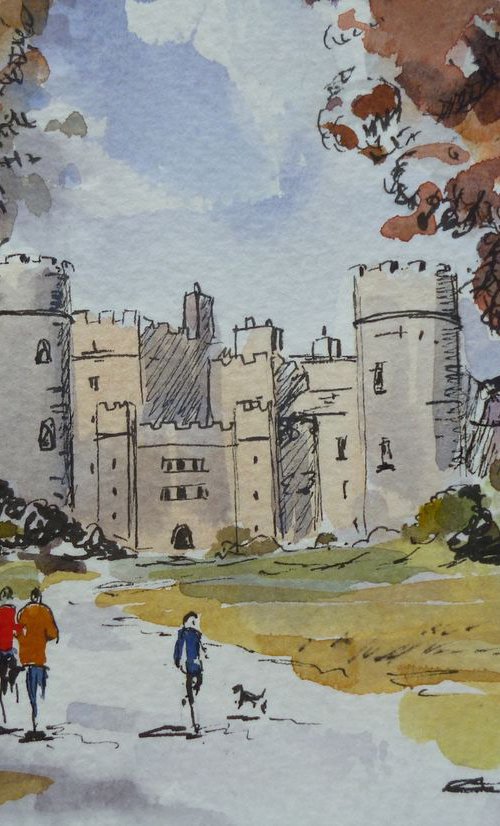 Autumn Malahide Castle, County Dublin by Maire Flanagan