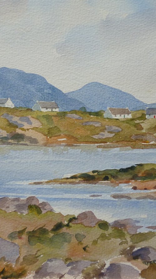 View of Twelve Bens by Maire Flanagan