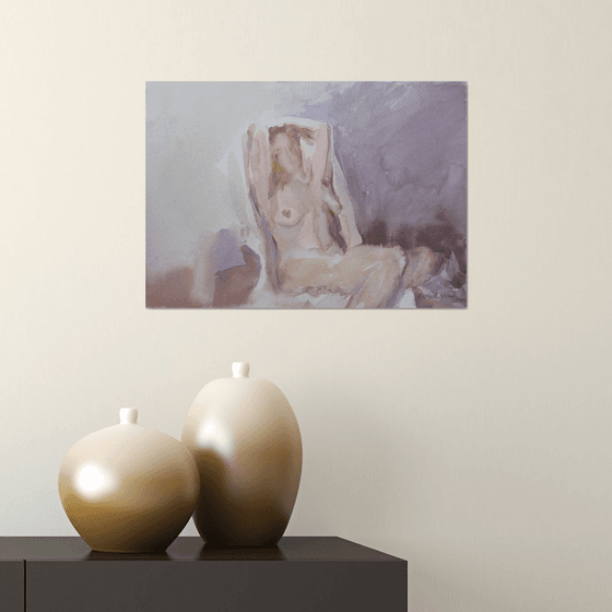 seated nude