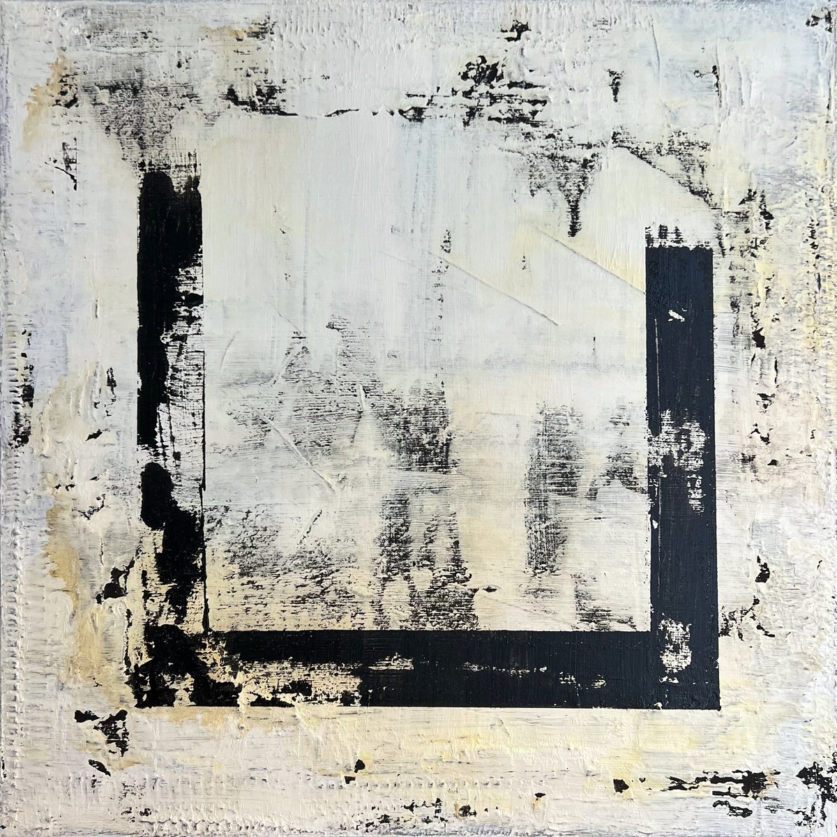 Abstract Painting By Sergio Aranda, 20 X 20", Imprint, Original Artwork