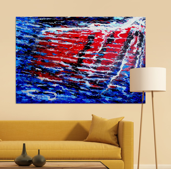 Ebb and Flow I ( Extra Large- 150 cm x 100 cm )