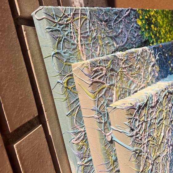 A Valley of Endless Light - triptych